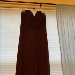 Plum Sweetheart Bridesmaid dress